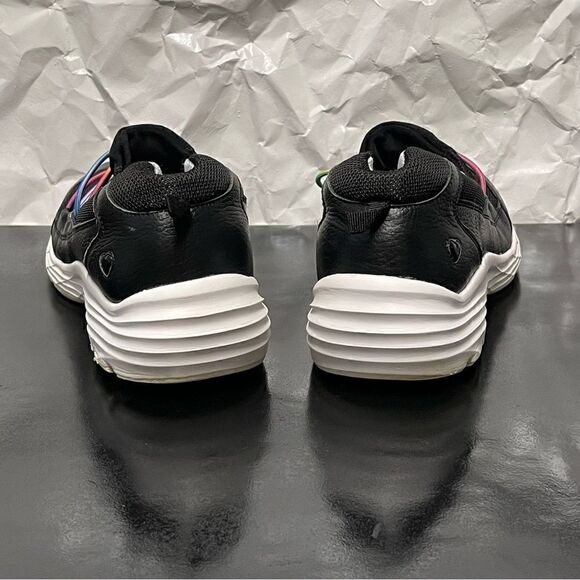 Nurse Mates Dash  Black Leather Slip On Nurse Sneakers Size 8.5M - Picture 6 of 16